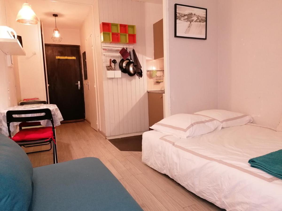 Studio With Balcony, Mt Blanc View, Parking, Center Of Chamonix Exteriör bild